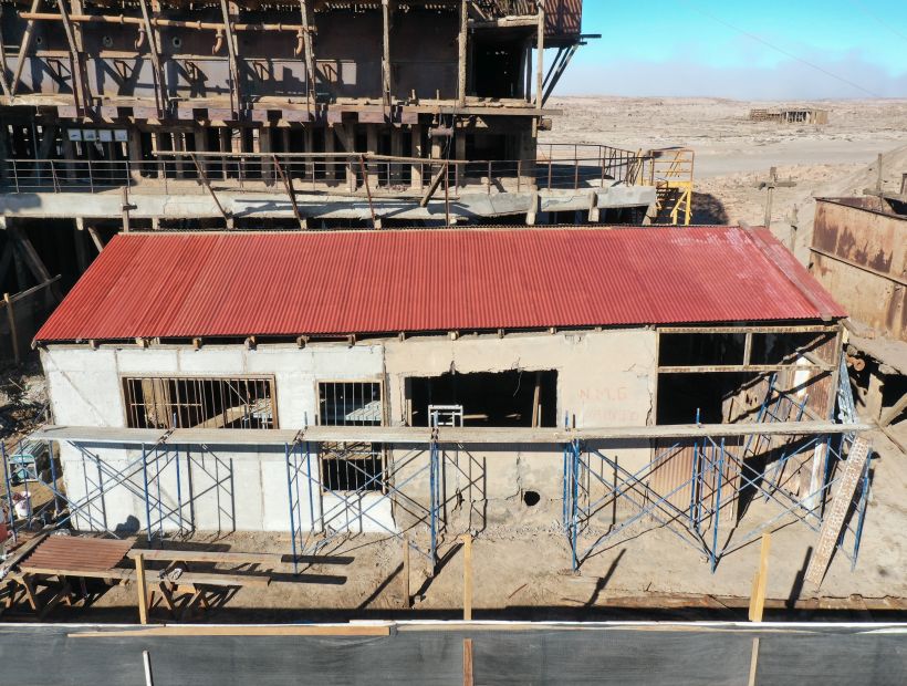 Realizan obras de restauración en taller eléctrico de la Planta de Lixiviación de Santa Laura