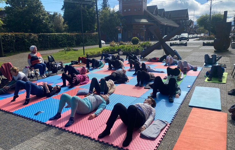 Adultos mayores retoman sus actividades en el sector La Poza de Pucón