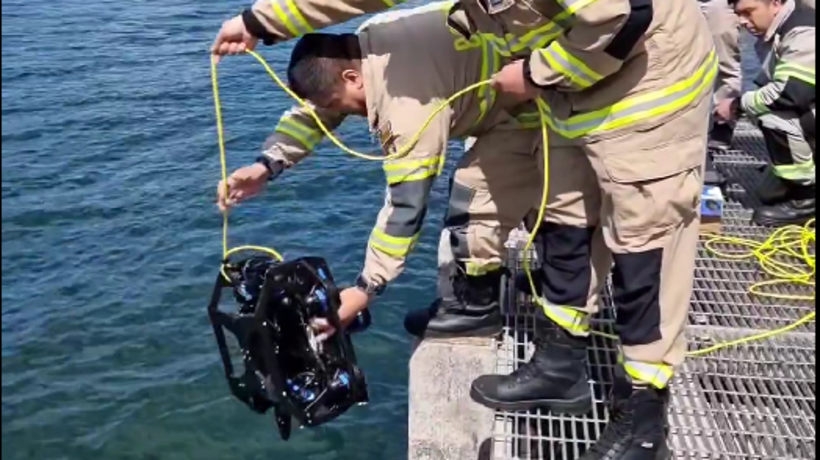 Entregan robot de búsqueda subacuática a Bomberos de Panguipulli Entregan robot de búsqueda subacuática a Bomberos de Panguipulli
