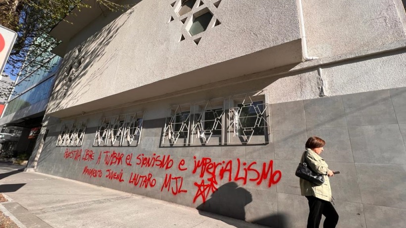 Vandalizaron Sinagoga en Concepción con rayados: movimiento se adjudicó el hecho
