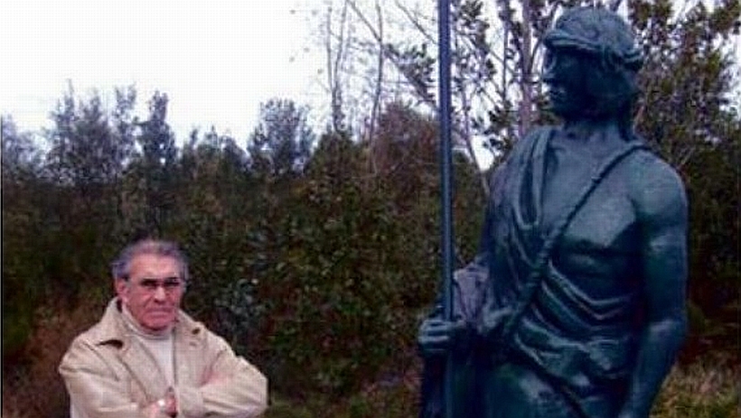 Falleció a los 89 años el escultor puertomontino Pedro Bustamante
