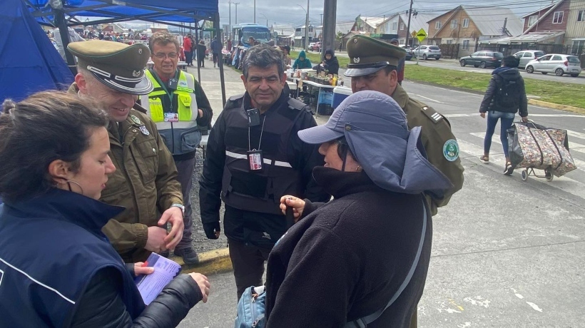 Realizan intensa fiscalización policial en Feria Navegando el Futuro IV de Alerce