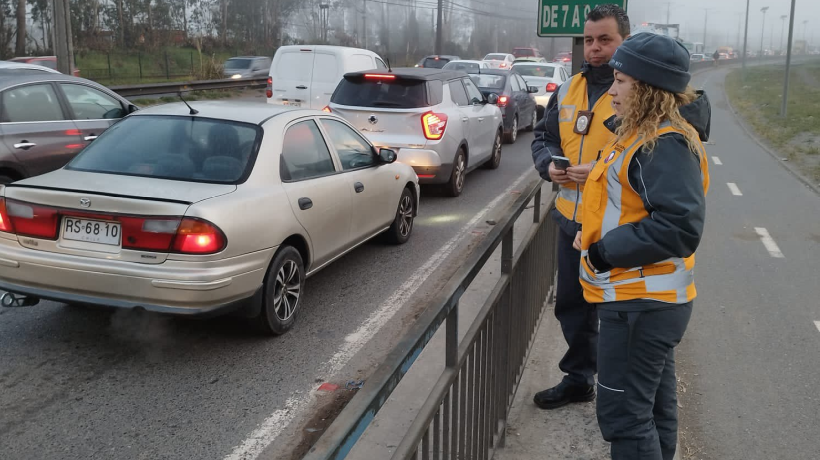 Anunciaron fin de la restricción vehicular en Ruta 160 y Avenida Pedro Aguirre Cerda en San Pedro de la Paz