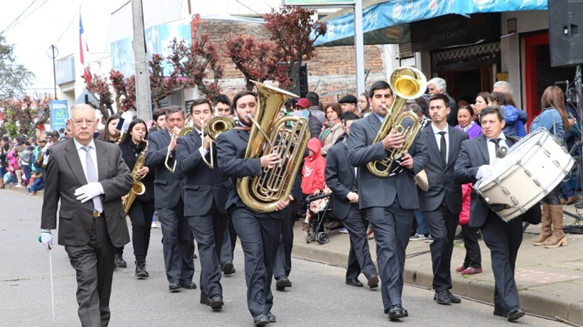 Histórica banda instrumental de Nueva Imperial se presentará para celebrar su 117° aniversario