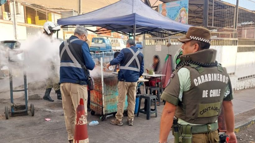 Cursan nueve citaciones al Juzgado de Policía Local durante fiscalización en Iquique