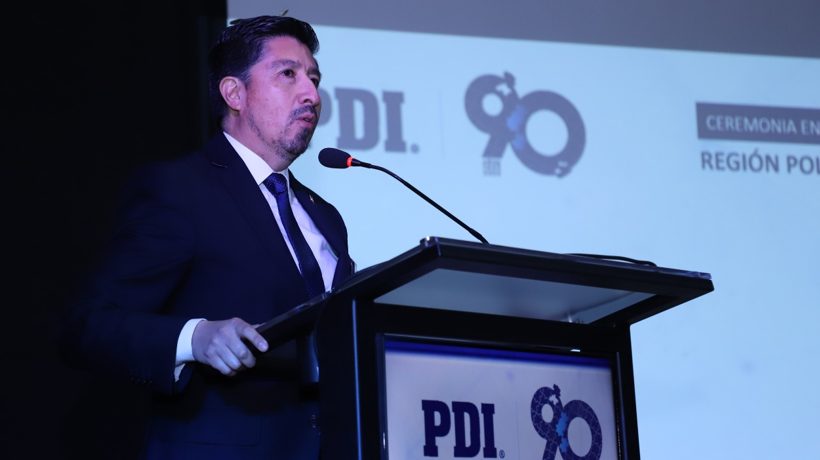 Cristian Parraguez asume como nuevo jefe regional de Policía de Investigaciones de Ñuble
