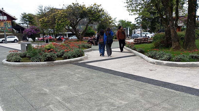 Reabrieron definitivamente la plaza de Ancud tras culminar trabajos