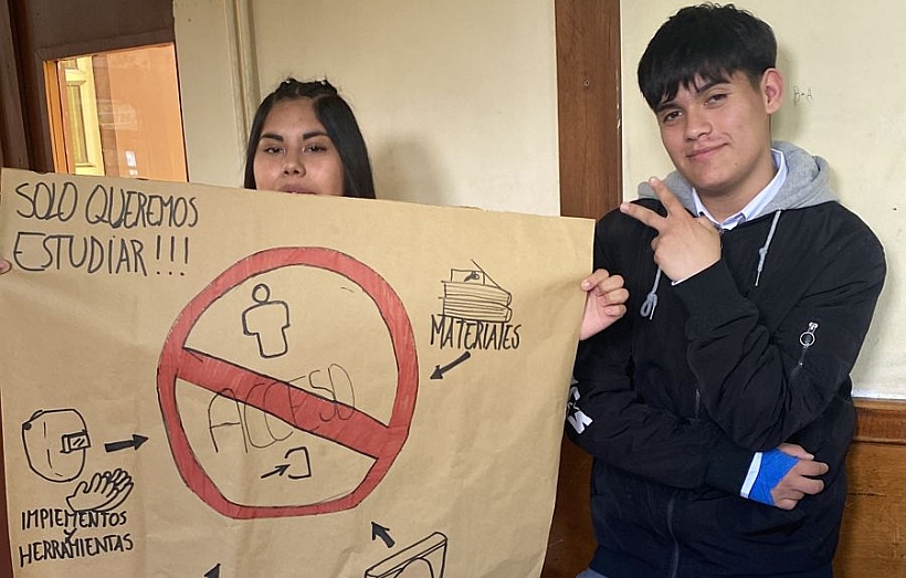 Comunidad educativa acusó abandono del Liceo Industrial Chileno Alemán de Frutillar