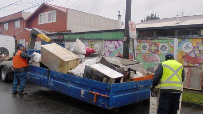 Campaña “Ciudad Limpia” de Osorno continuará desde el lunes en cuadrante Francke Sur