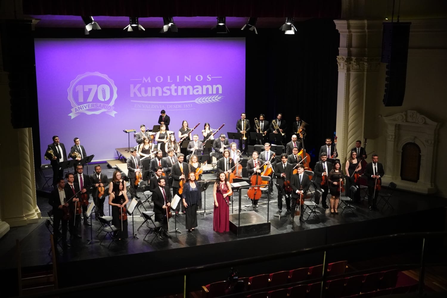 Exitoso concierto de la Orquesta Filarmónica de Los Ríos