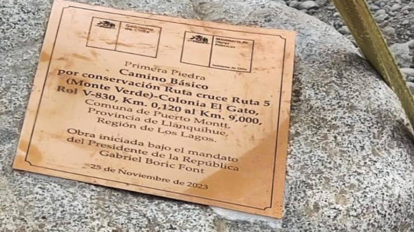 Comienzan obras de conservación de ruta en Monte Verde-Colonia El Gato