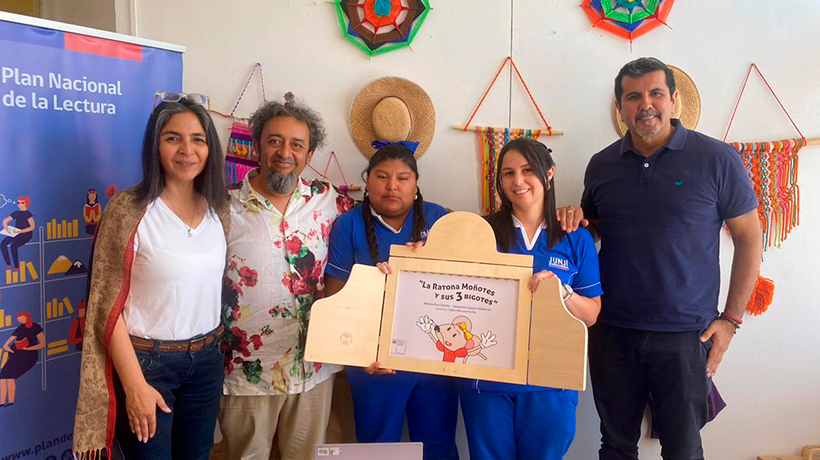 Técnicas en atención de párvulos de JUNJI presentan cuento “La Ratona Moñotes y sus tres bigotes”