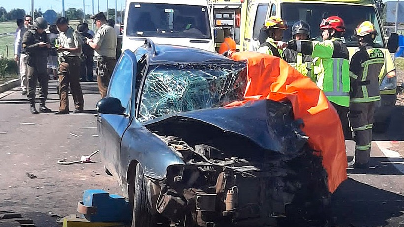 La Araucanía: colisión en Ruta 5 Sur dejó un fallecido y cuatro heridos de gravedad La Araucanía: colisión en Ruta 5 Sur dejó un fallecido y cuatro heridos de gravedad