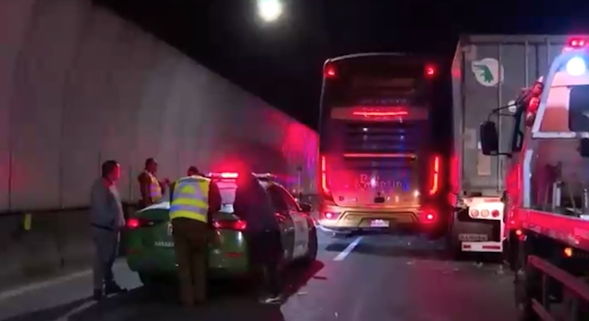 Una persona murió tras accidente al interior del Túnel Zapata