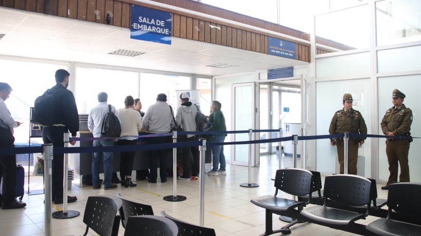 Osorno: nueva patrulla fija de Carabineros busca reforzar seguridad en Aeropuerto de Cañal Bajo
