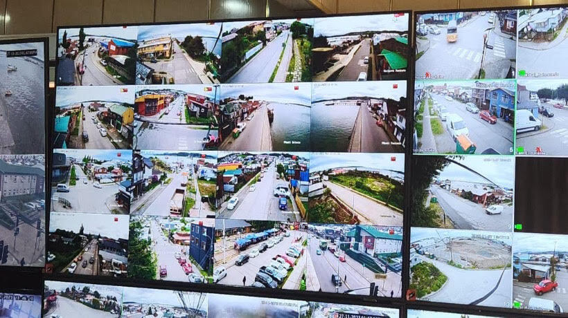 Inauguran moderno sistema de televigilancia en Quellón