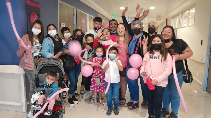 Tras nueve años de tratamiento: paciente del Hospital Gustavo Fricke superó el cáncer