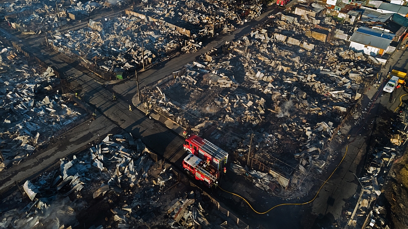 A dos años del megaincendio en Castro 46 familias todavía esperan una casa