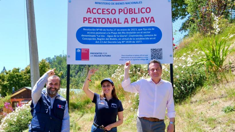 Fiscalizaron accesos peatonales a playas en el Biobío en vísperas de la temporada estival