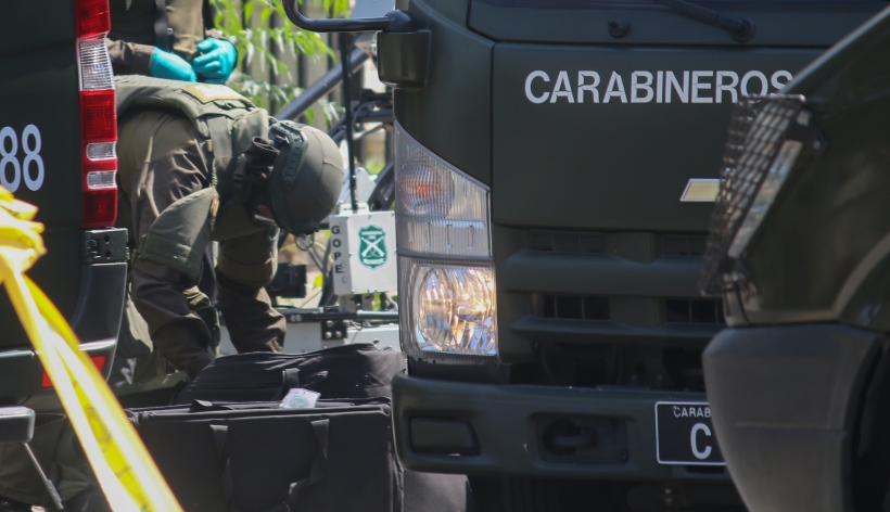 Las Condes: Carabineros descartó que artefacto sospechoso fuera explosivo