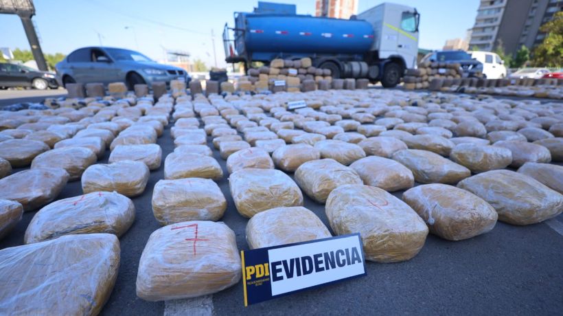 Alto Hospicio: desarticulan banda y decomisan más de una tonelada de droga