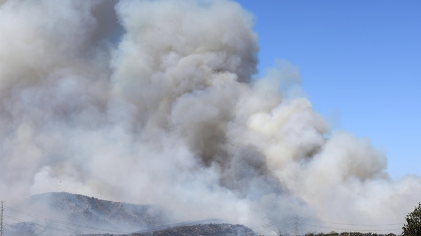 La Ligua: incendio forestal afecta al sector de Quebradilla