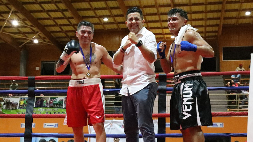 Nueva jornada boxeril se llevó a cabo en Nueva Imperial: contó con destacado campeón sudamericano