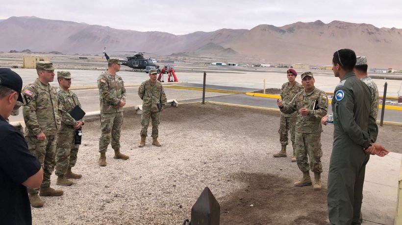 Ejército de Chile y de Estados Unidos preparan ejercicios conjuntos en Tarapacá