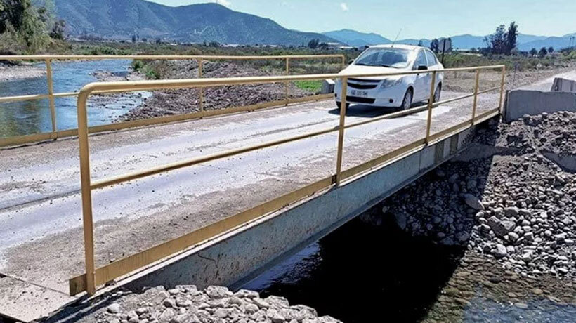 Municipio de La Calera avanza en una solución vial sobre el río Aconcagua