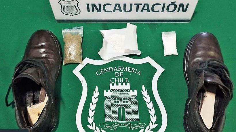 Oculto en zapatos: detienen a mujer que intentó ingresar drogas a la cárcel de San Felipe