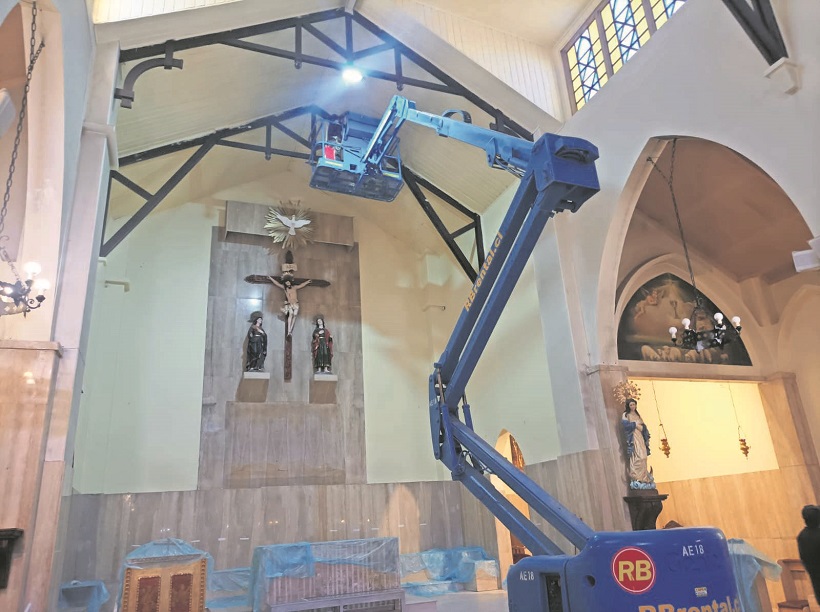 Comienzan remodelaciones en la Catedral San Juan Bautista de Calama Comienzan remodelaciones en la Catedral San Juan Bautista de Calama