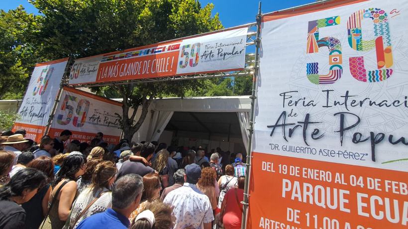 Dieron el vamos a la versión 59 de la Feria Internacional de Arte Popular en Concepción