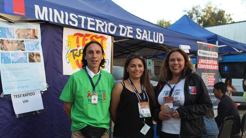 Éxito en la campaña prevención del VIH y exámenes de salud en el Festival del Huaso de Olmué Éxito en la campaña prevención del VIH y exámenes de salud en el Festival del Huaso de Olmué