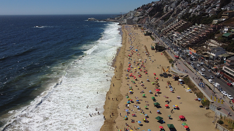 Playas de Caleta Portales y Reñaca han duplicado sus niveles de erosión
