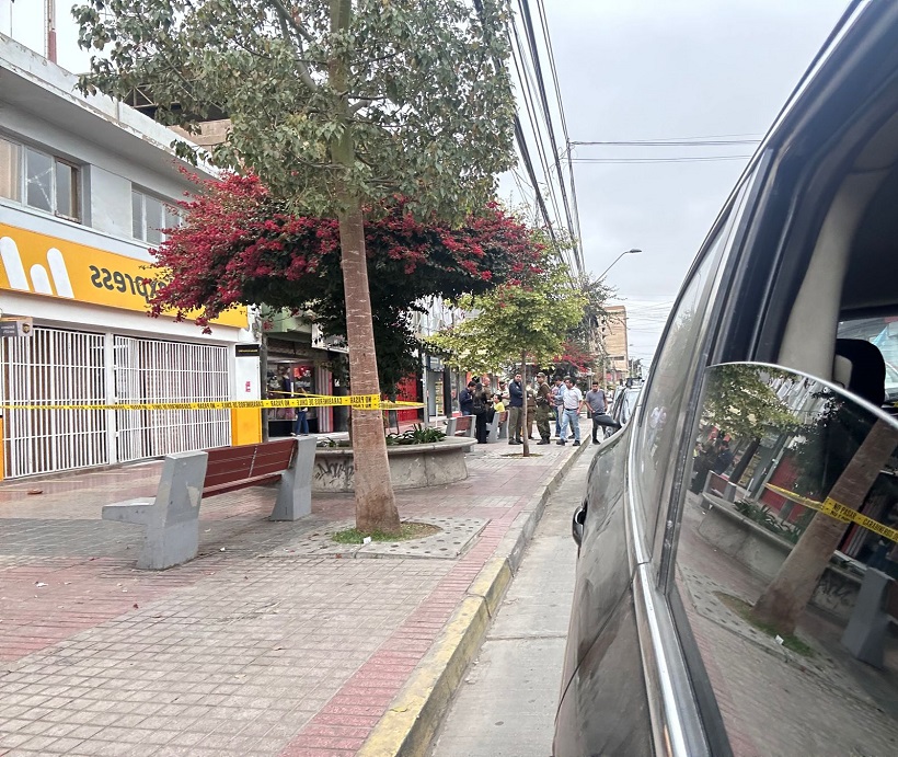 Botín de $9 milllones: Asaltan sucursal de Chilexpress ubicada en calle Atacama, pleno centro de Copiapó