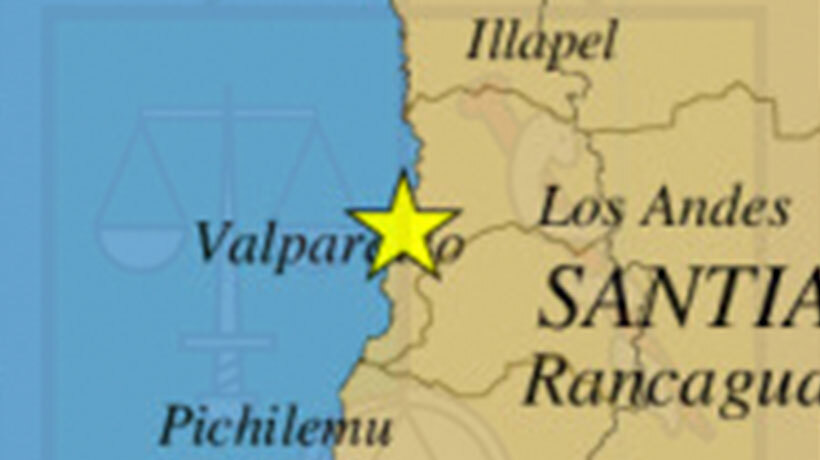 Sismo con intensidad VI Mercalli en gran parte de la Región de Valparaíso se percibió la madrugada de este viernes