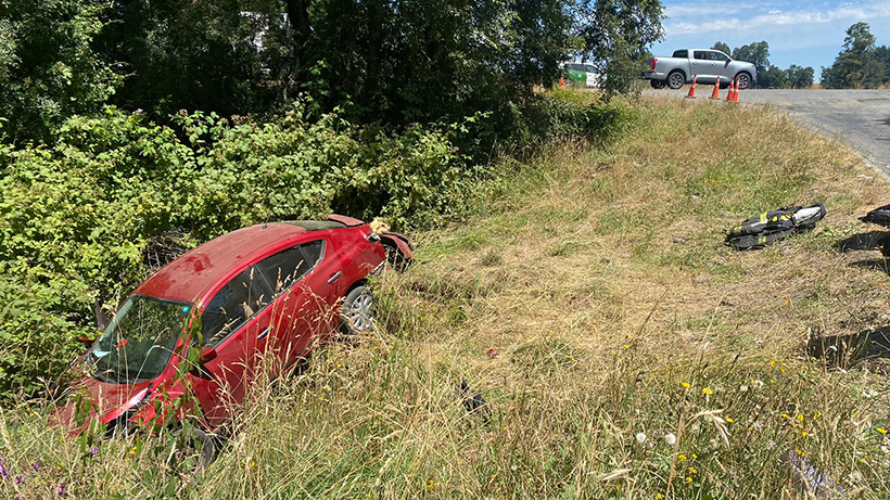 Tres lesionados dejó accidente de tránsito en Ruta 215 en Puyehue Tres lesionados dejó accidente de tránsito en Ruta 215 en Puyehue