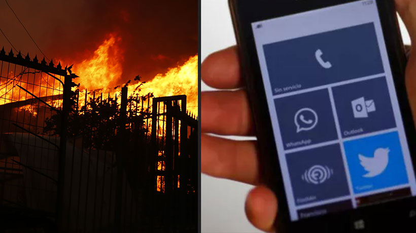 Más de 200 antenas de telefonía fuera de servicio en la Región de Valparaíso por incendios
