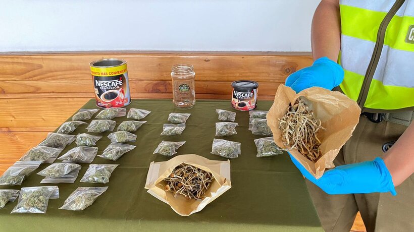 La Unión: Mujer transportaba drogas al interior de tarros de café