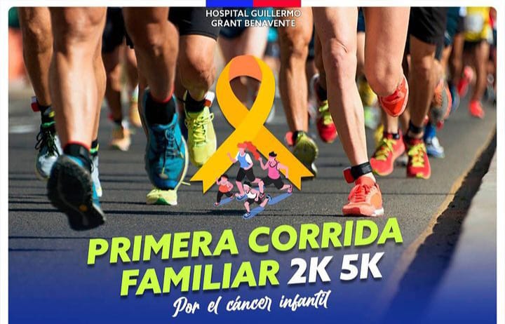 Sin inscripción y gratuita: Hospital Regional de Concepción realizará la primera corrida familiar por el cáncer infantil