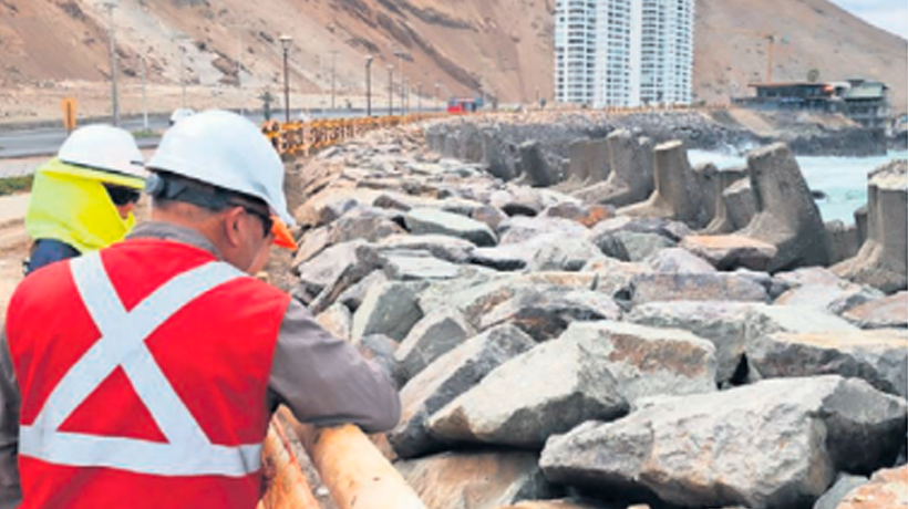 Renuevan paseo del borde costero ante las marejadas en Arica