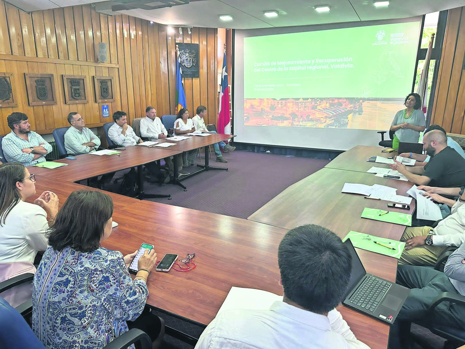 Conformaron comité público privado para el mejoramiento del sector céntrico de Valdivia