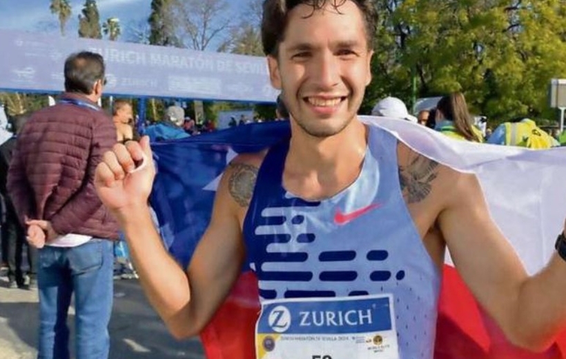 Carlos Díaz rompe récord nacional en maratón y clasifica a los JJ.OO.