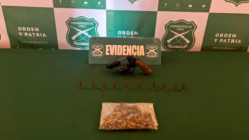 Hombre fue detenido tras ser sorprendido portando un arma de fuego en ...