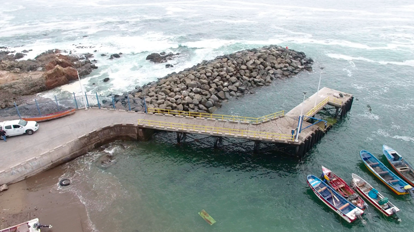 Dirección de Obras Portuarias realizará conservación en la caleta Chipana en las cercanías de Iquqiue
