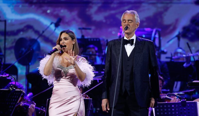 Cantantes que acompañaron a Bocelli en Viña 2024: “Es una master class trabajar con él”