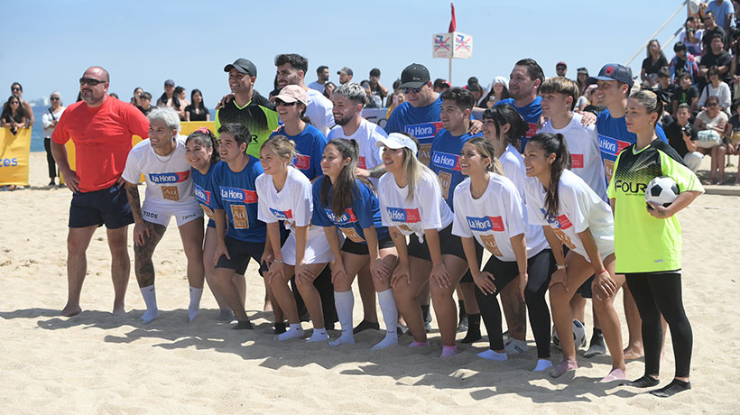 [GALERÍA] Limpiando la playa de basura: así fue la segunda actividad de los candidatos a embajadores de Viña 2024