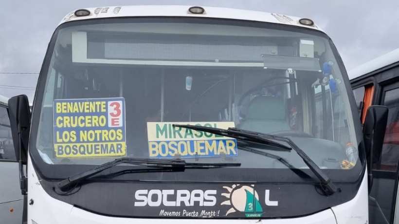 Comenzó nuevo recorrido de micros en sector Bosquemar de Puerto Montt