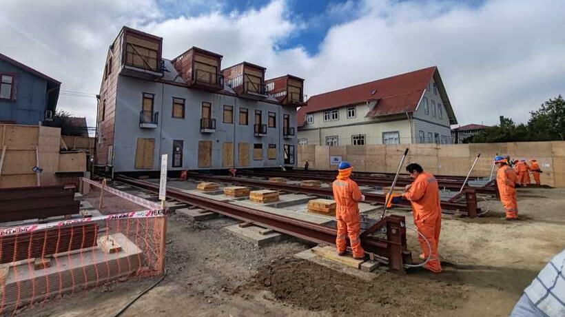 Casona Lopetegui Mena registra un 50% de avance de movimiento hacia su nueva ubicación Casona Lopetegui Mena registra un 50% de avance de movimiento hacia su nueva ubicación