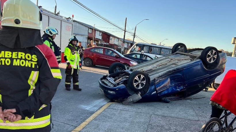 Reportan accidente de tránsito en Presidente Ibáñez con Alessandri